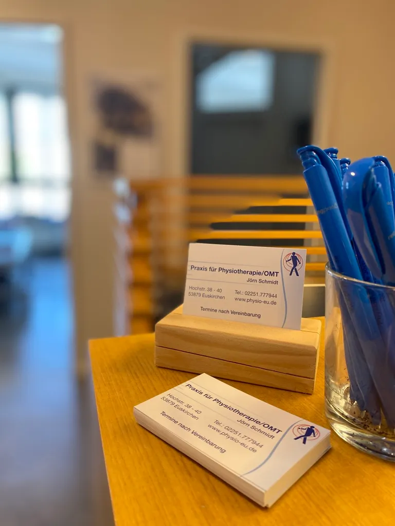Arbeitsplatz am Empfangstresen der Praxis